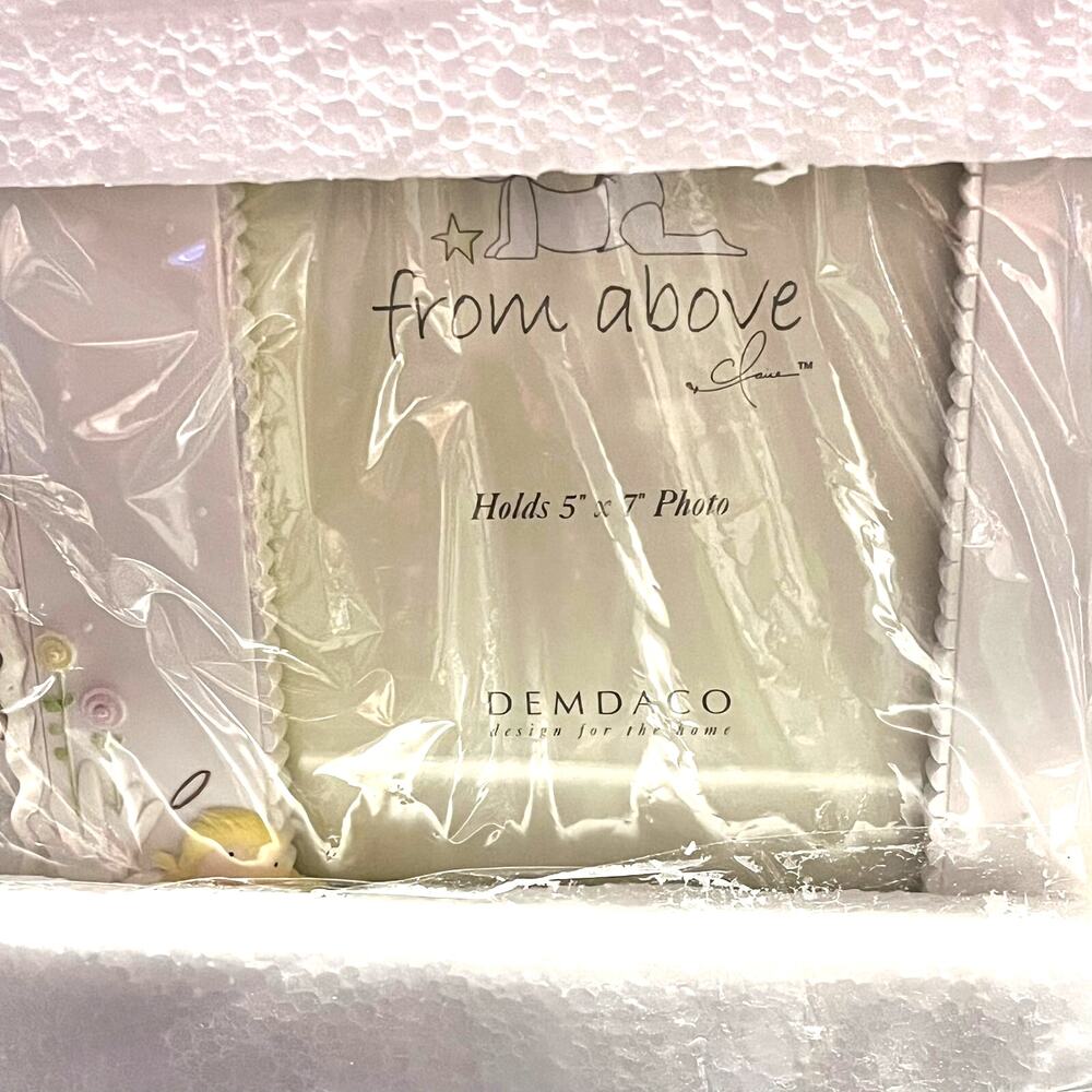 DEMDACO From Above Angel Baby Picture Frame New Factory Sealed Baby Gift